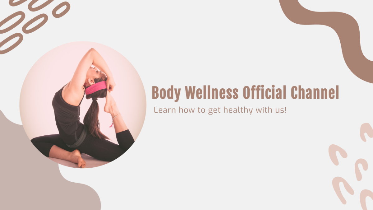 Health And Wellness Youtube Banner Template