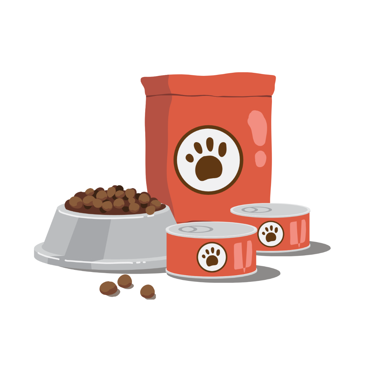 Free Dog Food Vector Template