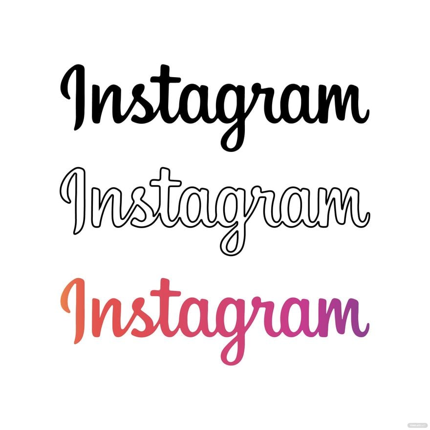 instagram-font-vector