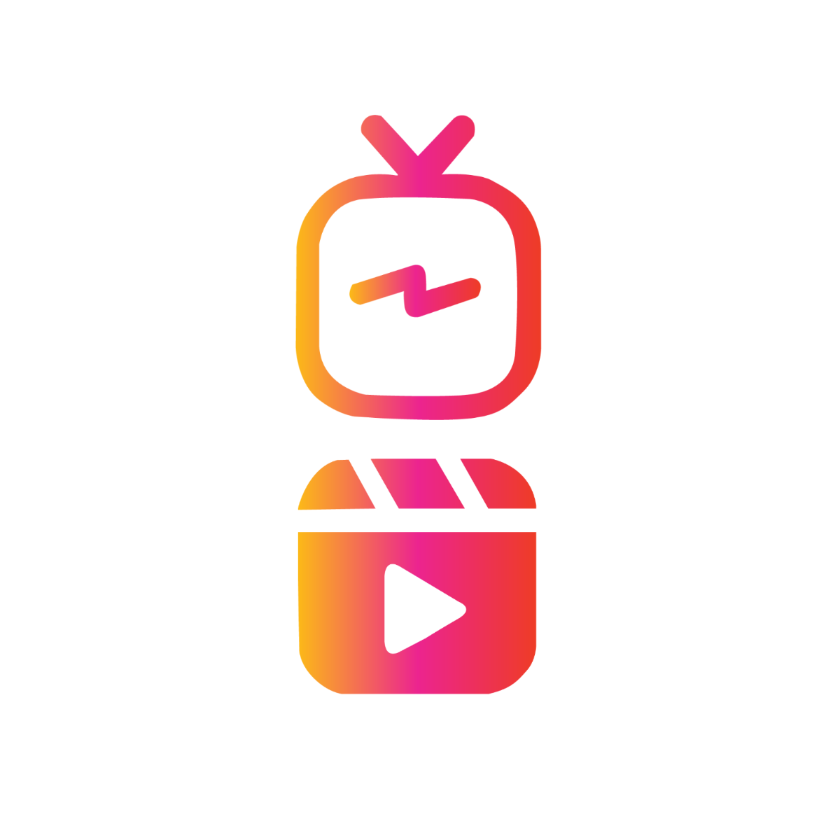 Free Instagram Video Icon Vector Template