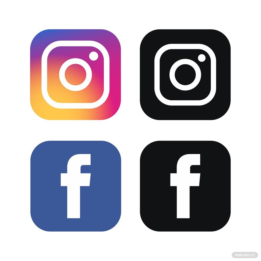 Facebook Instagram Vector