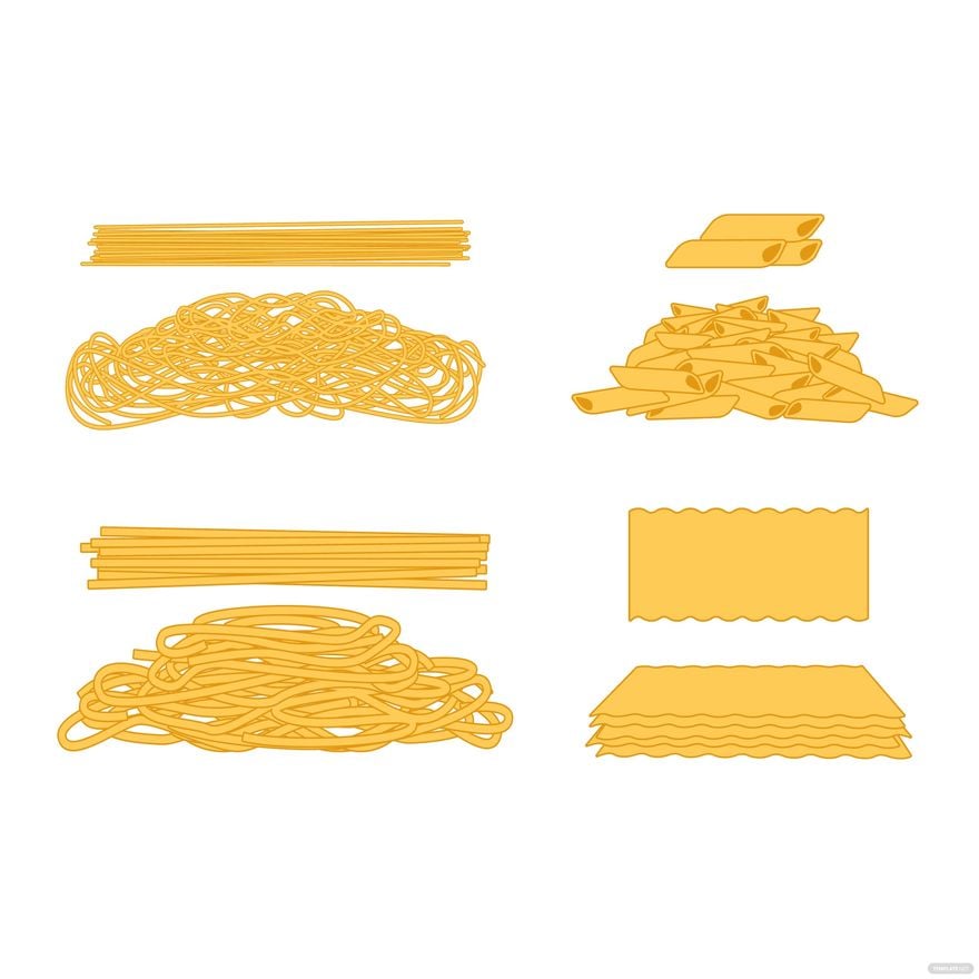Pasta Vector in Illustrator, EPS, SVG, JPG, PNG