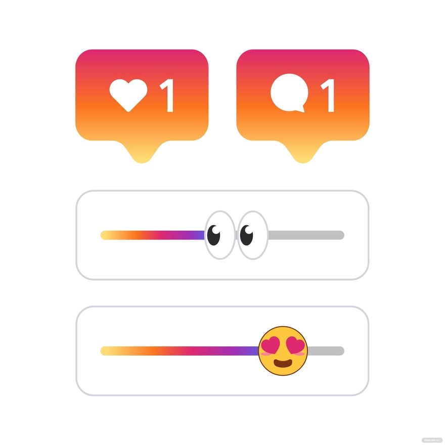 Instagram Emoji Vector