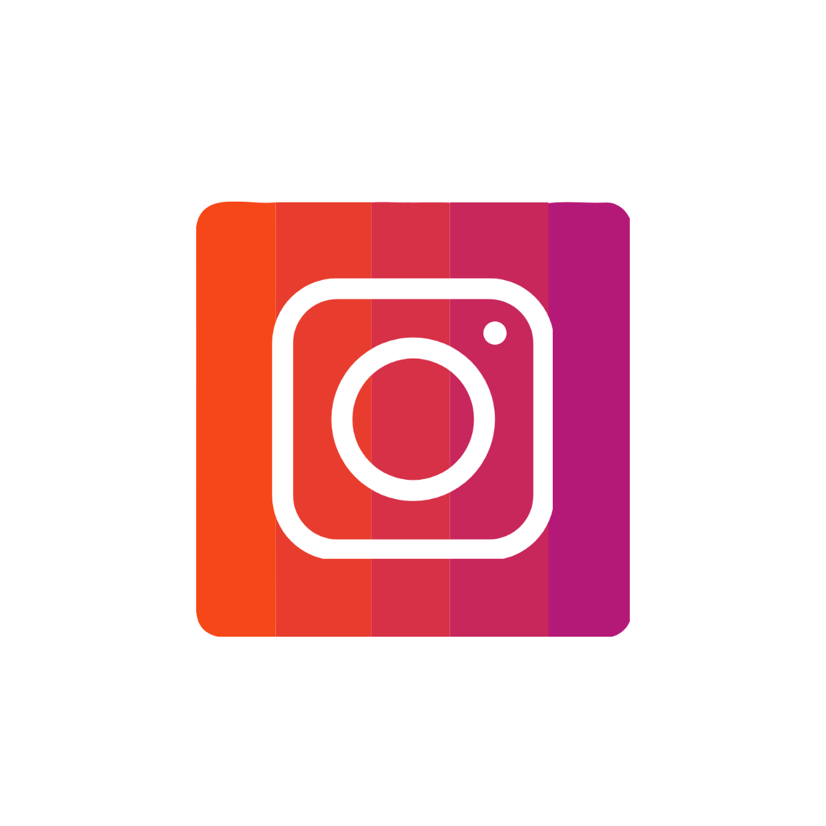 Square Instagram Icon Vector Template