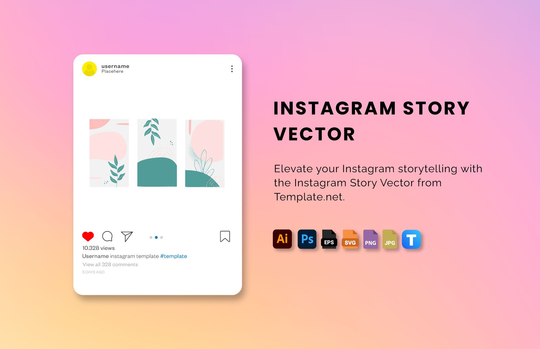 Instagram Story Vector