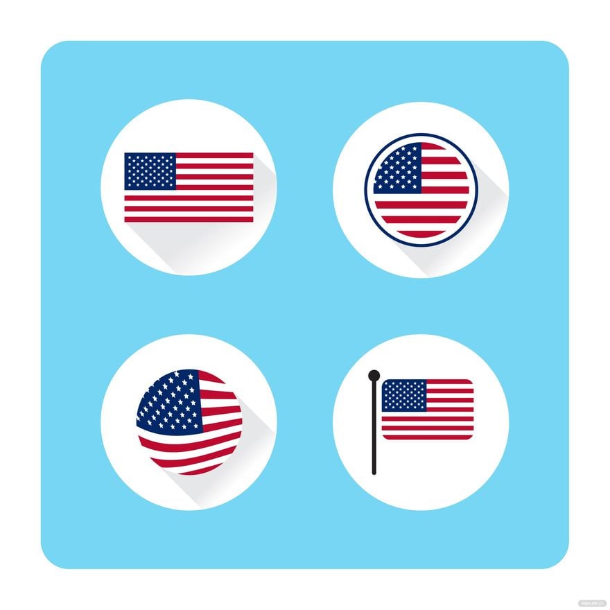 Free American Flag Icon Vector