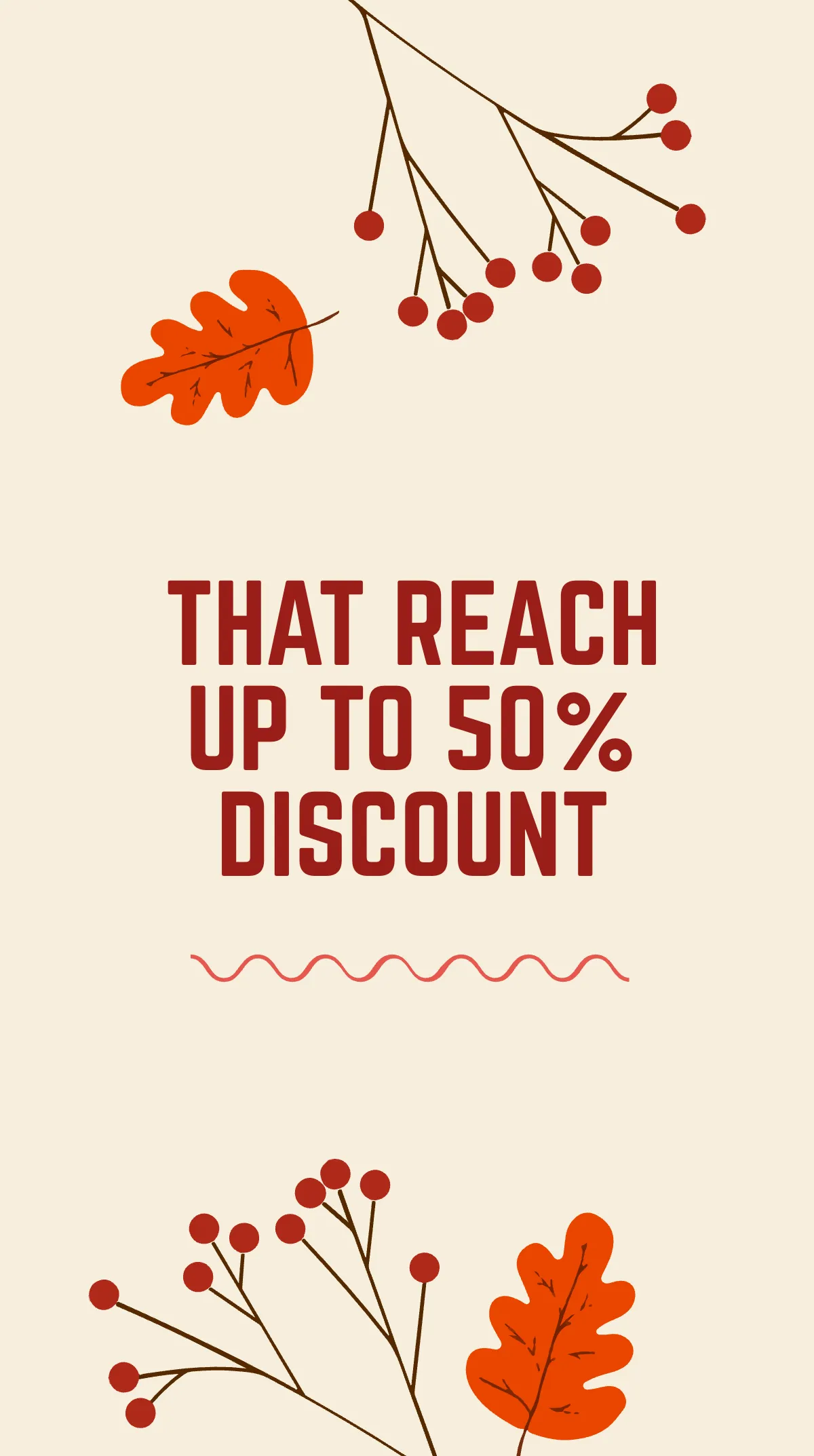 Free Fall/Autumn Sale Promotion Instagram Story Template to Edit Online