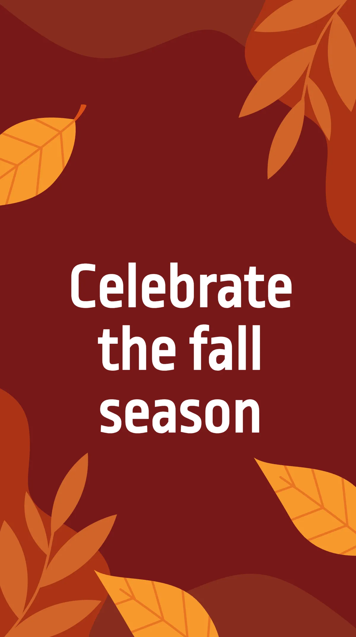 Free Fall Party Instagram Story Template to Edit Online