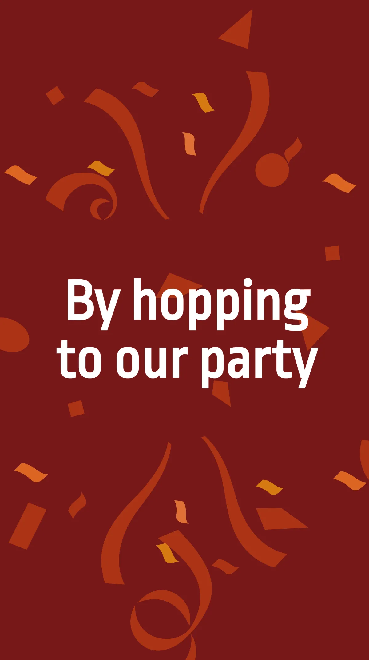 Free Fall Party Instagram Story Template to Edit Online