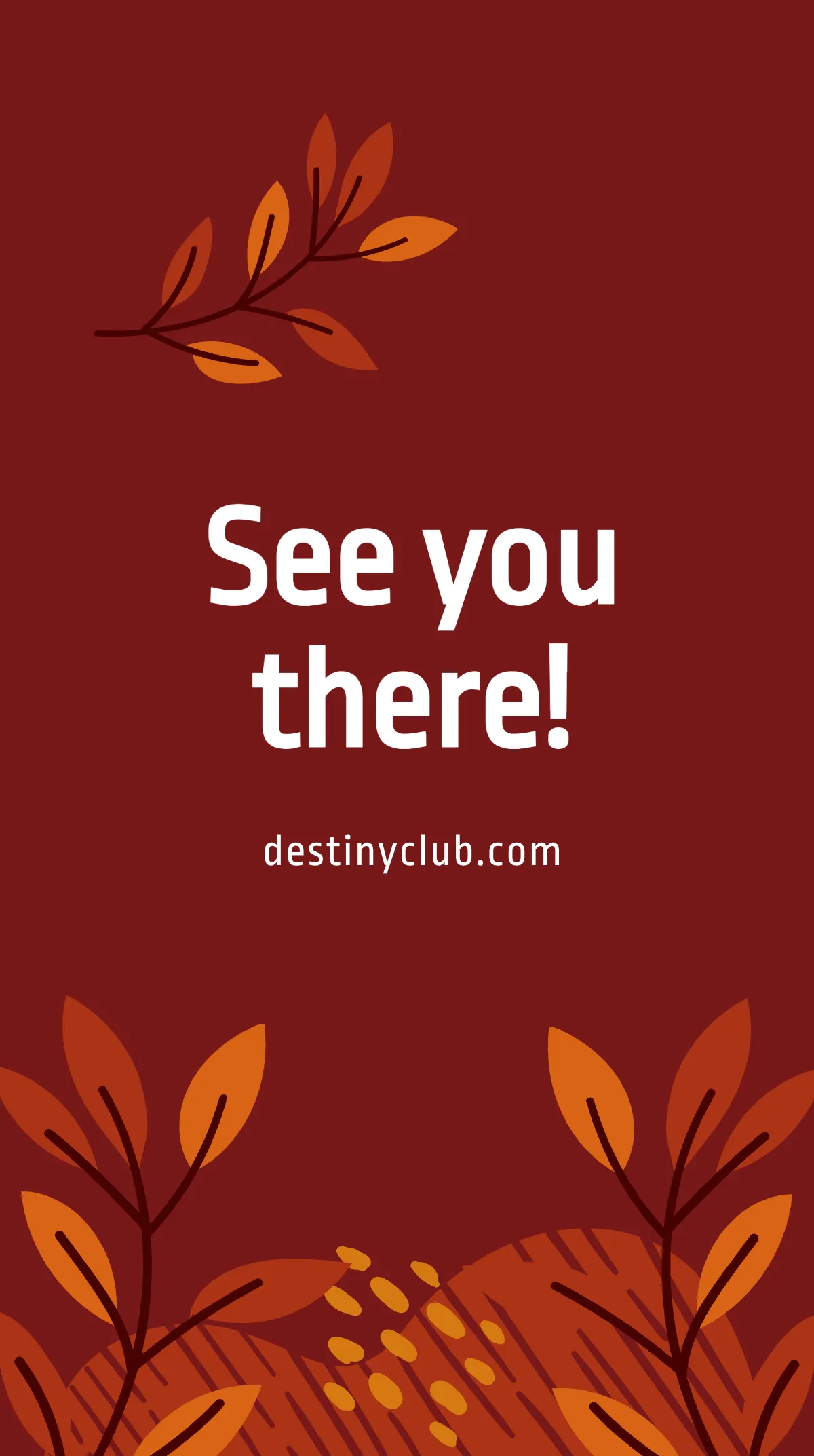 Free Fall Party Instagram Story Template to Edit Online