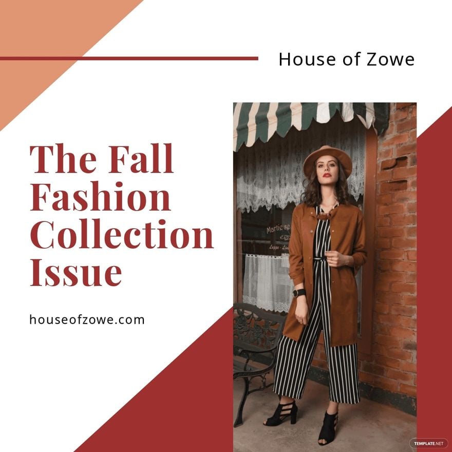 Free New Autumn/Fall Collection Linkedin Post Template