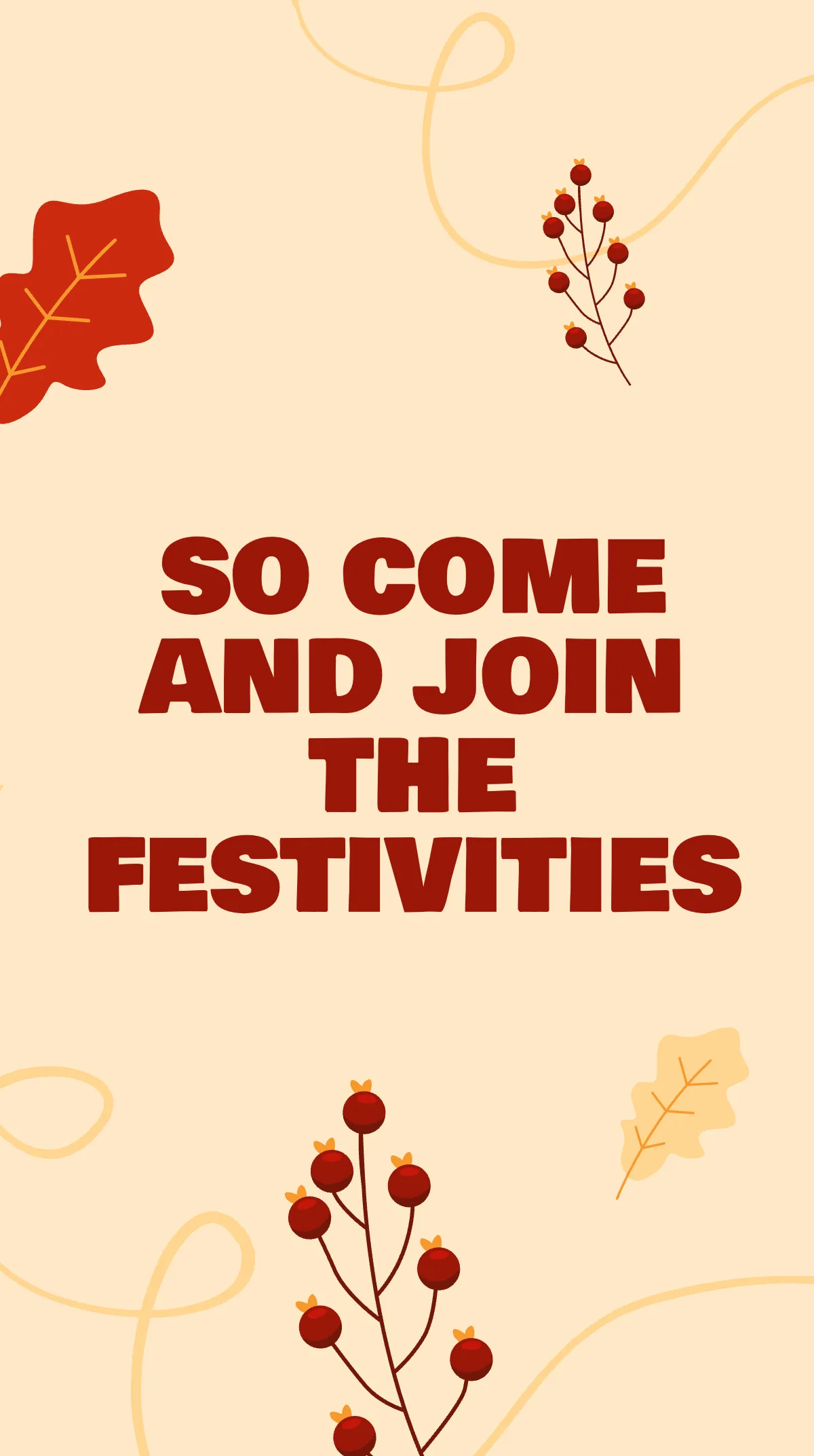 Free Fall/Autumn Festival Instagram Story Template to Edit Online