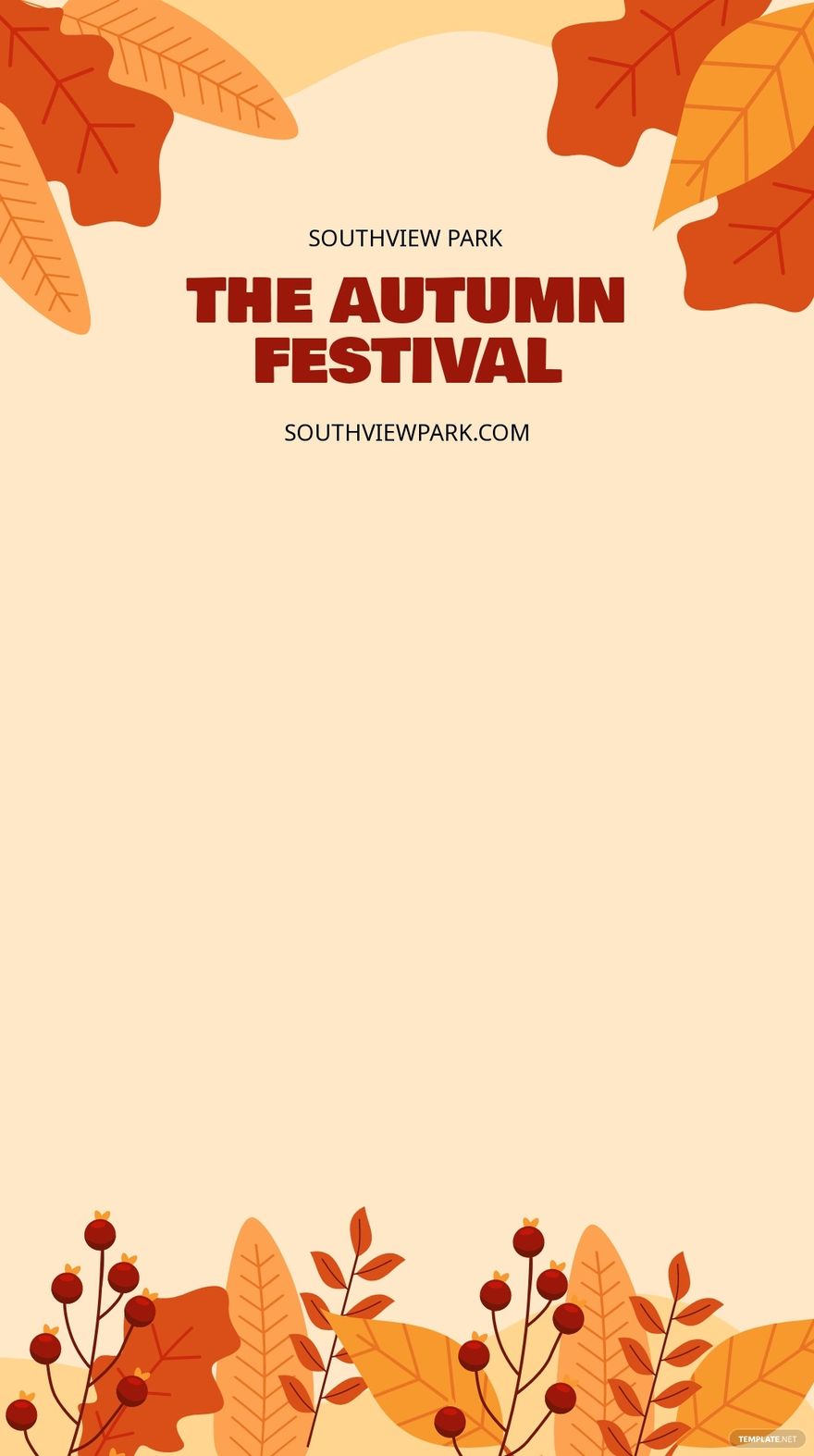Free Fall/Autumn Festival Snapchat Geofilter Template