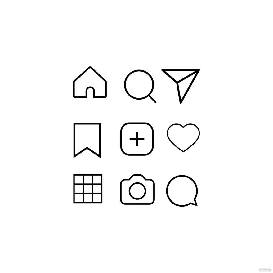 symbols for instagram