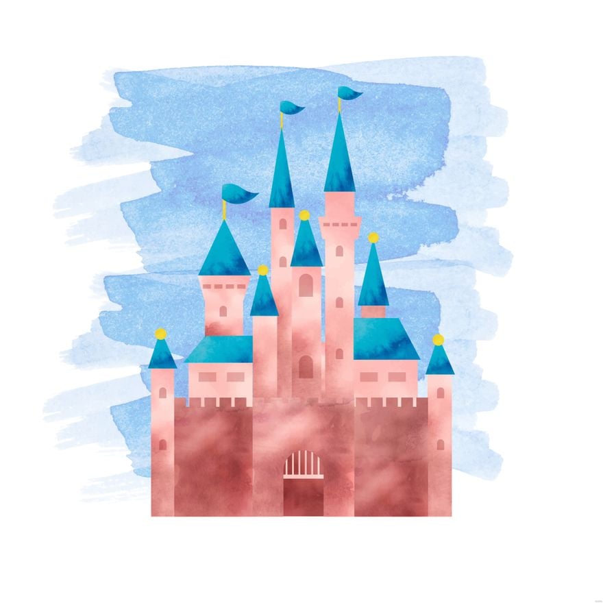 Free Disney Watercolor Illustration