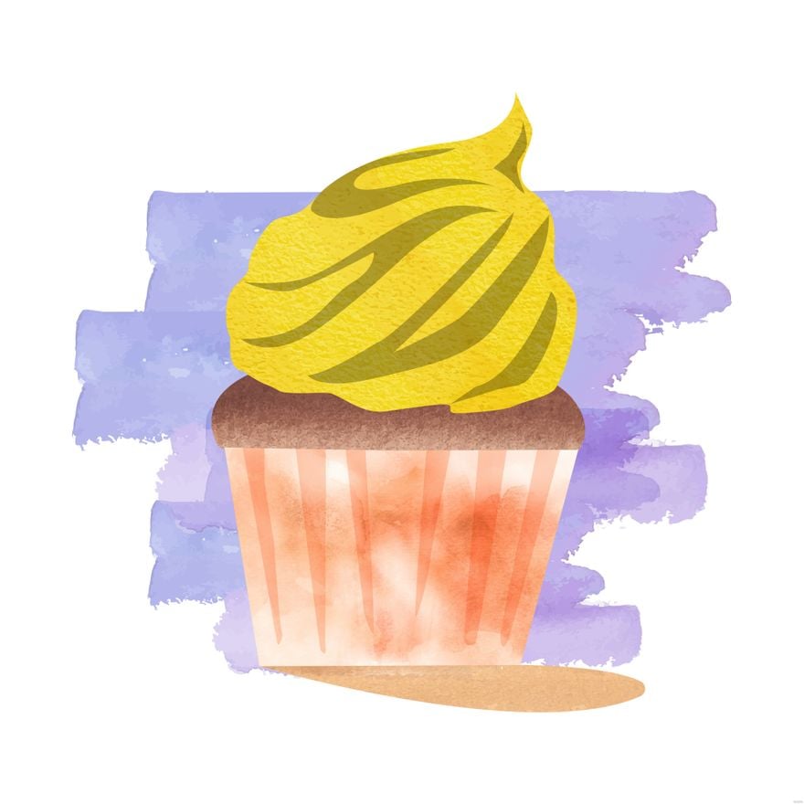 Free Dessert Watercolor Illustration