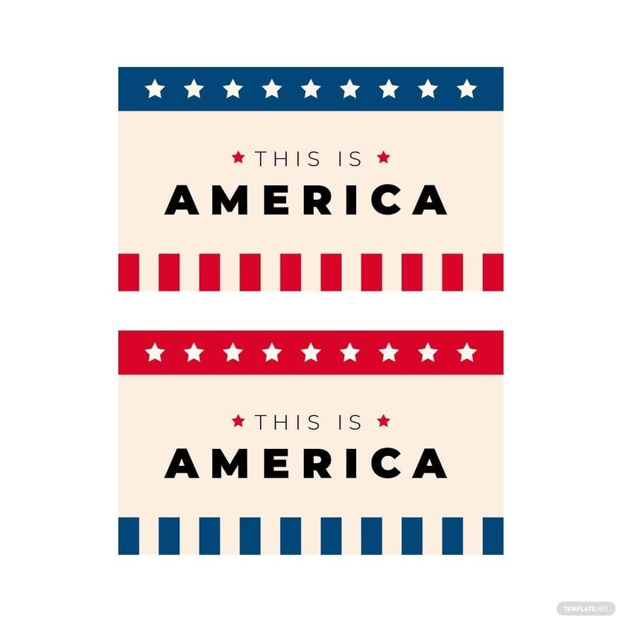 Free American Flag Theme Vector