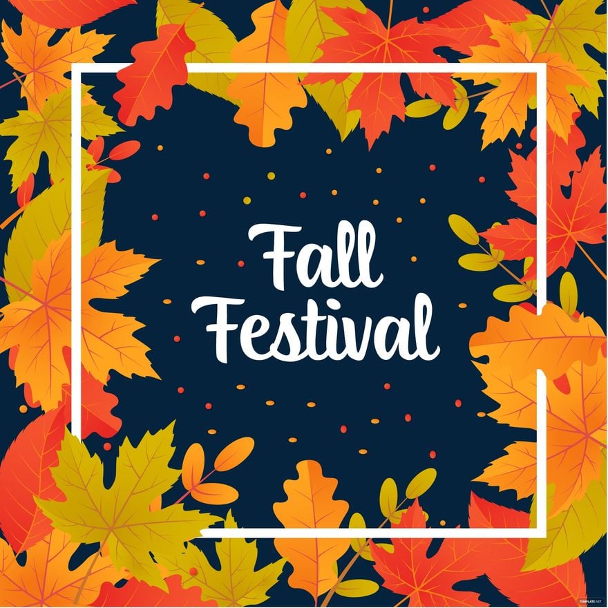 Colorful Fall Festival Vector