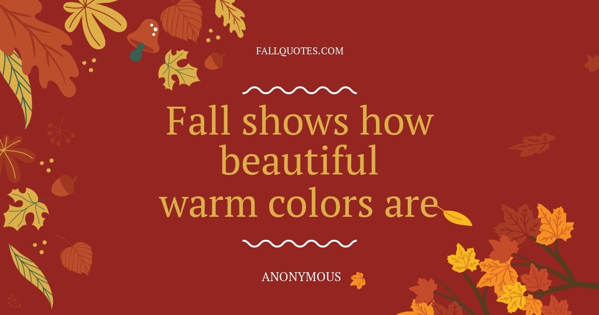 Fall Inspiration Quote Facebook Post Template