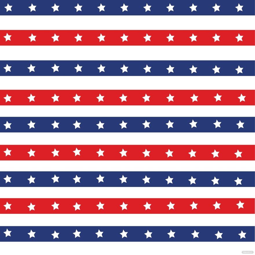 American Flag Pattern Vector
