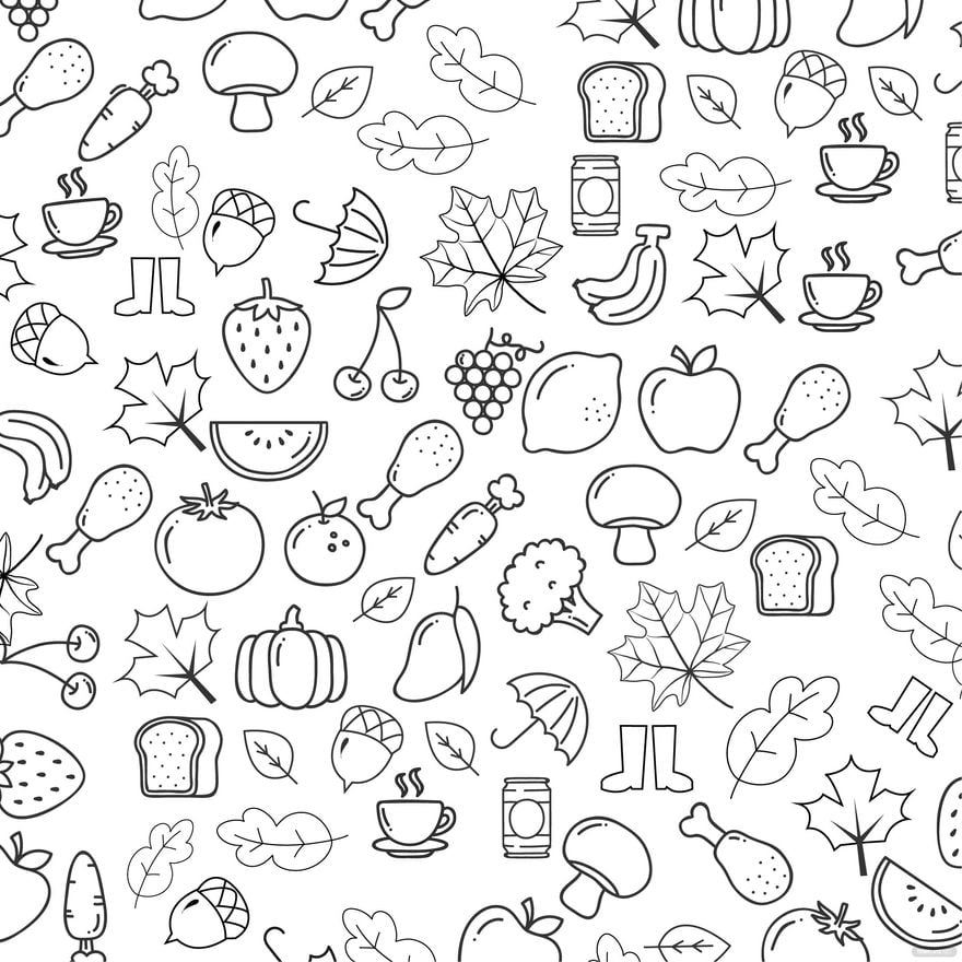 Free Doodle Fall Vector
