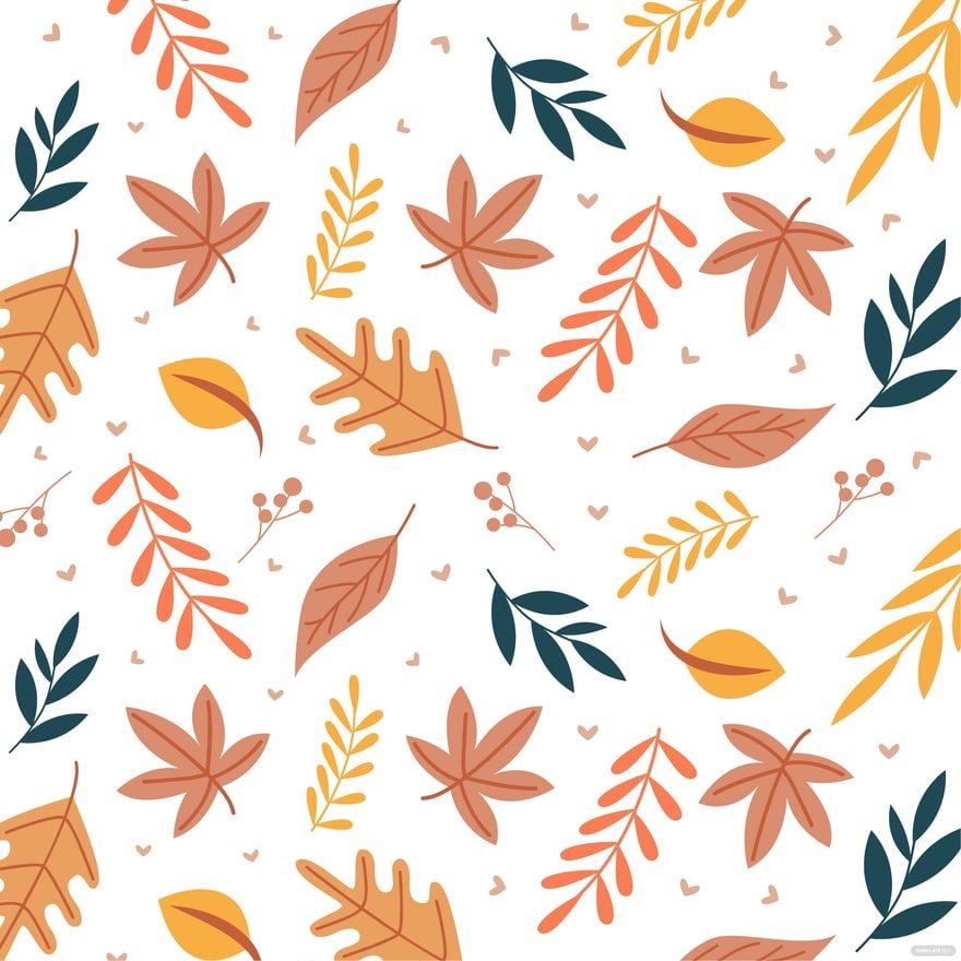 Free Doodle Autumn Leaves Vector