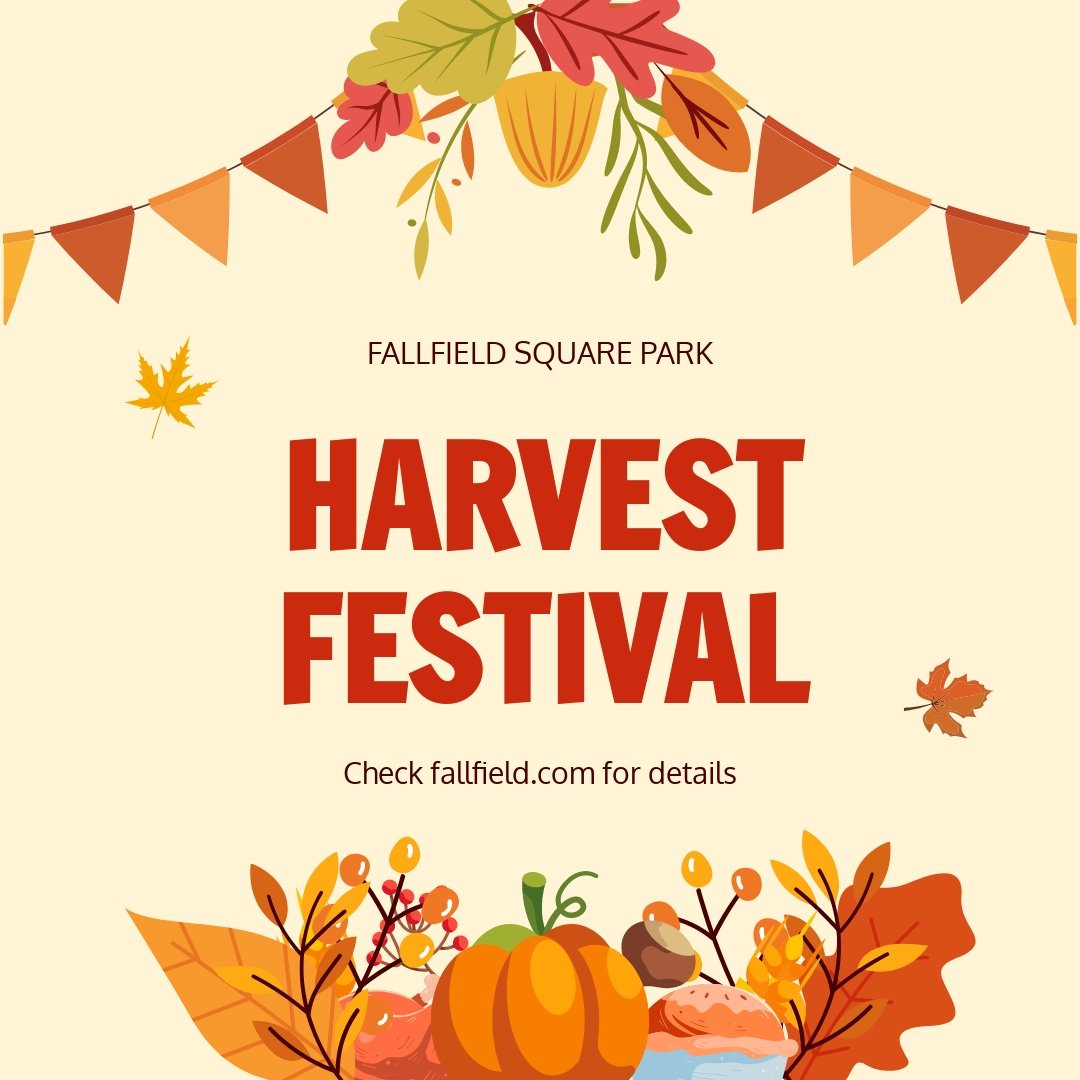 Fall Harvest Instagram Post
