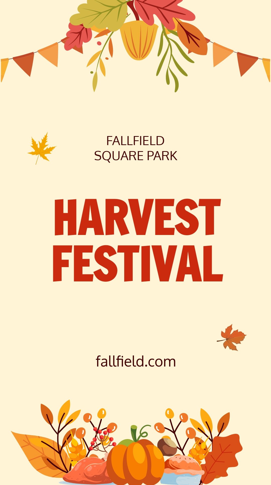 Fall Harvest Instagram Story Template