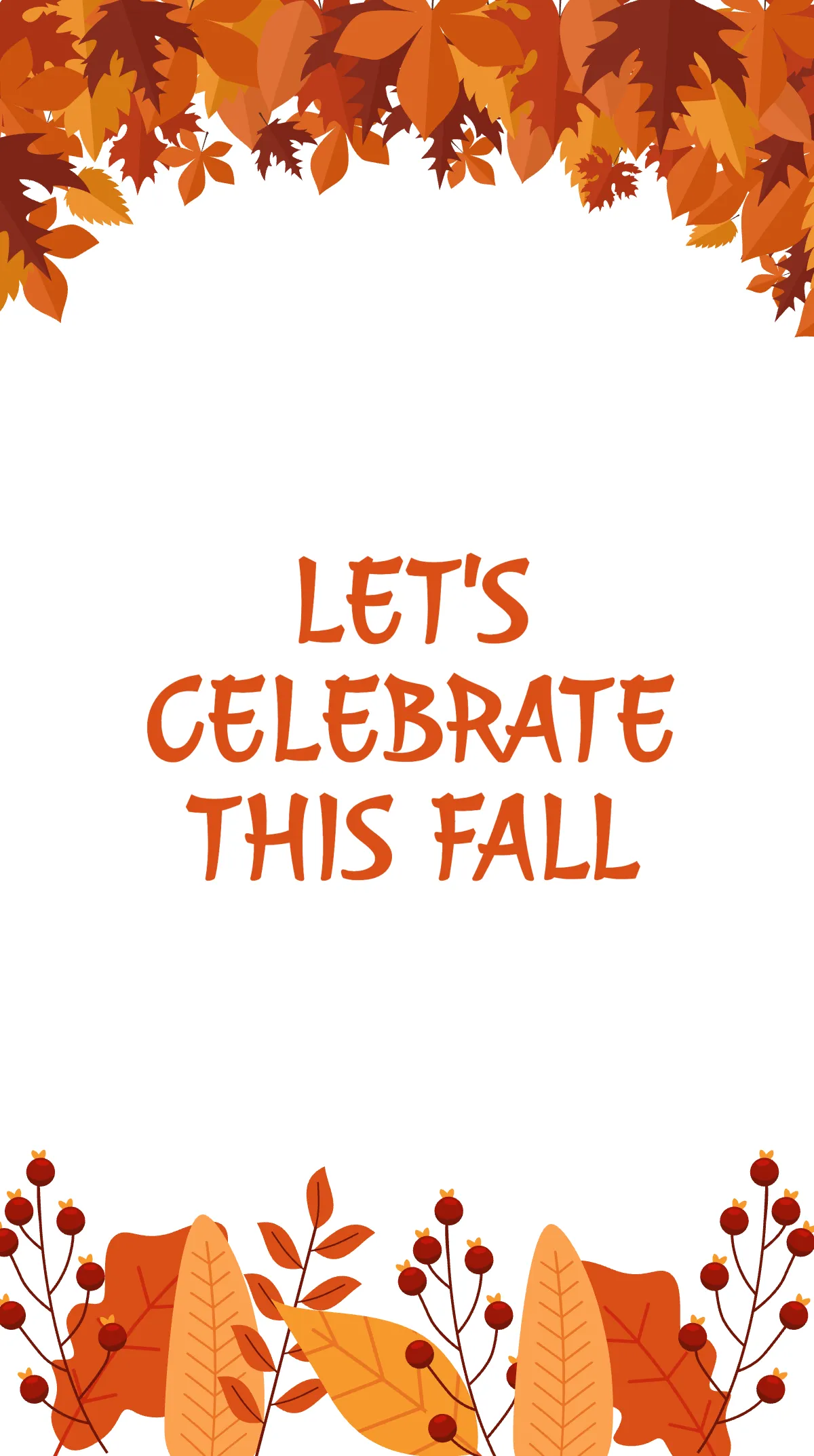 Free Fall/Autumn Event Instagram Story Template to Edit Online