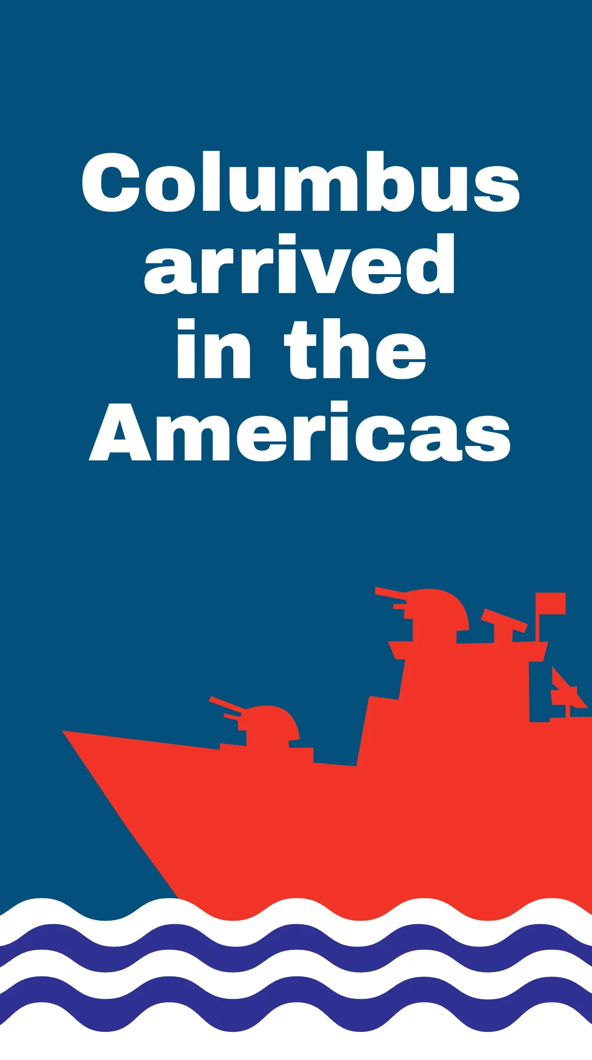 Free Happy Columbus Day Instagram Story Template to Edit Online