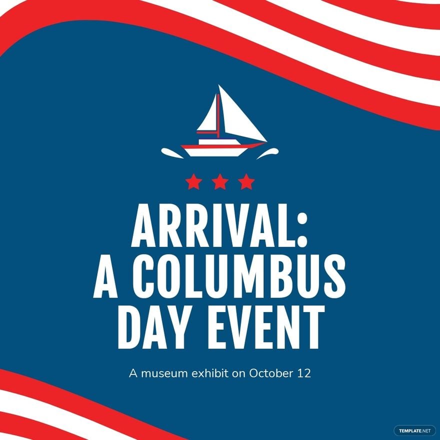 Columbus Day Event Instagram Post Template