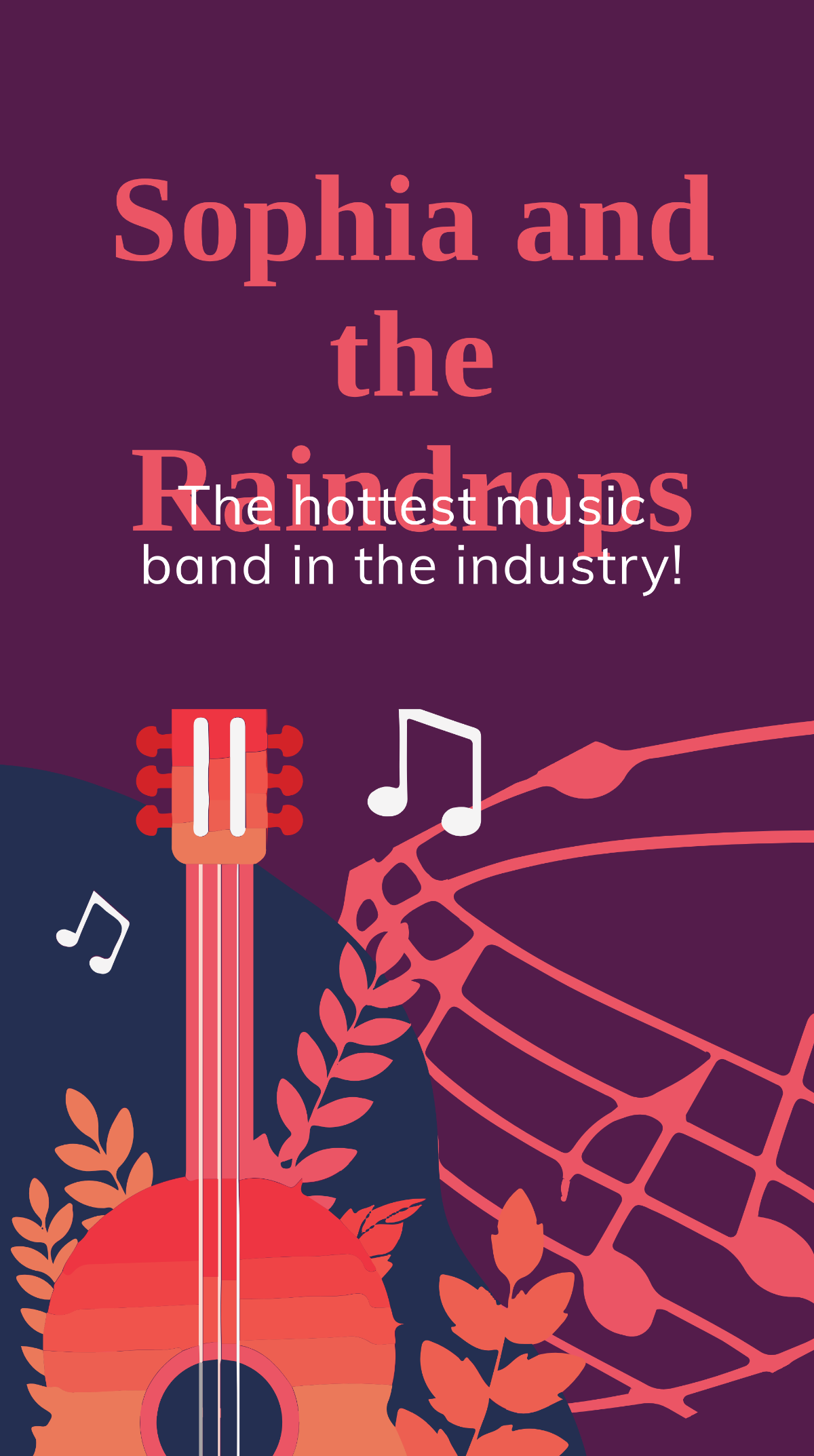 Free Music Instagram Story Ad Template to Edit Online