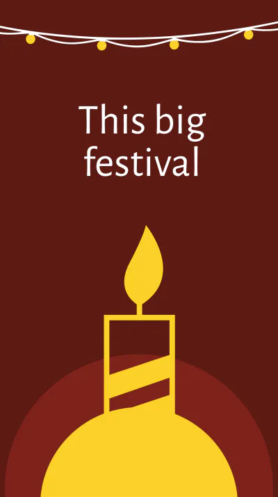 Free Dussehra Invitation Instagram Story Template to Edit Online