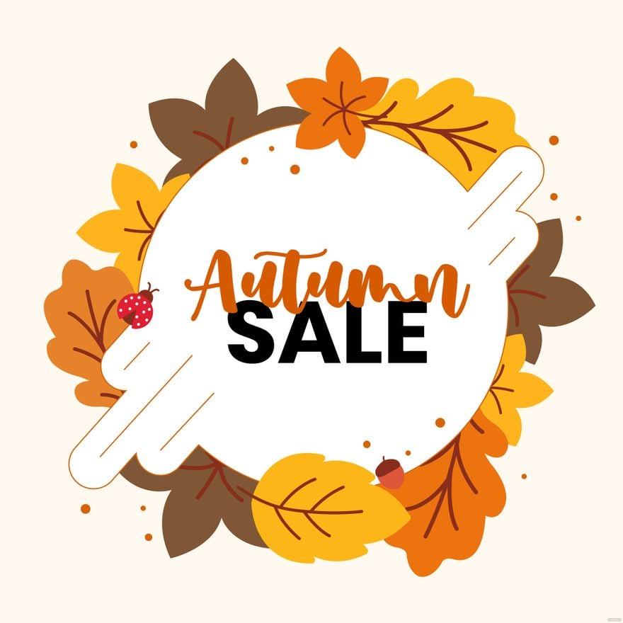 Fall Sale Vector