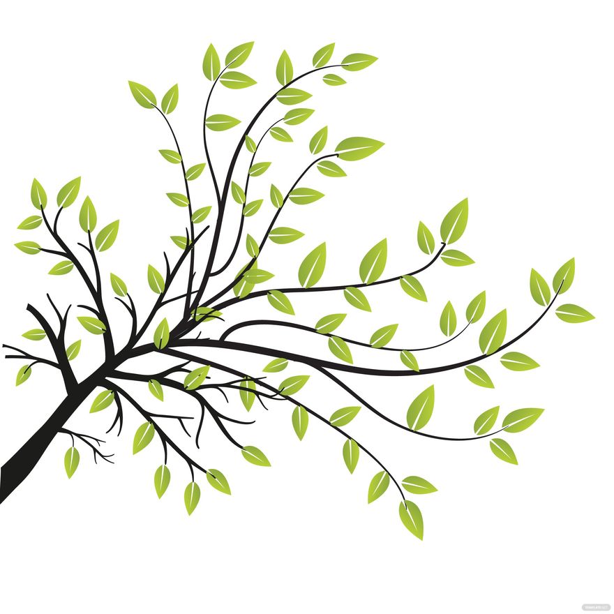 Free Floral Branch Vector Download in Illustrator, EPS, SVG, JPG, PNG