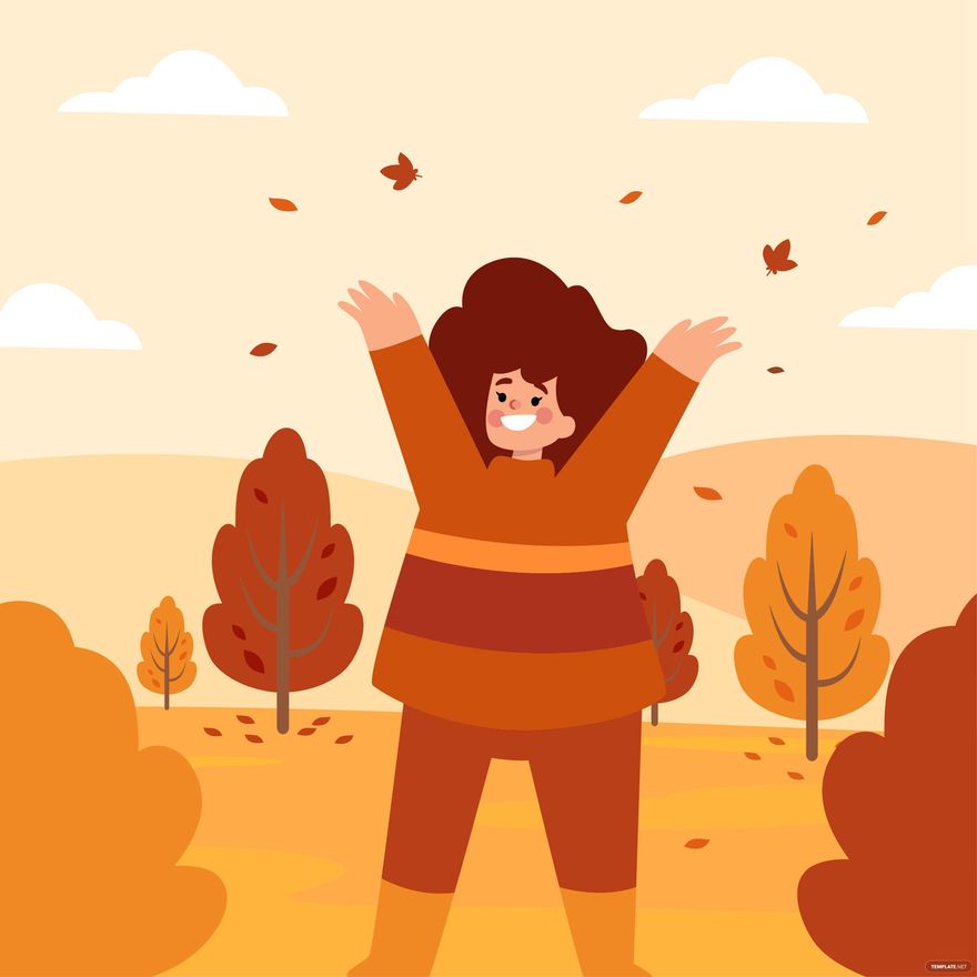 Free Happy Fall/Autumn Vector