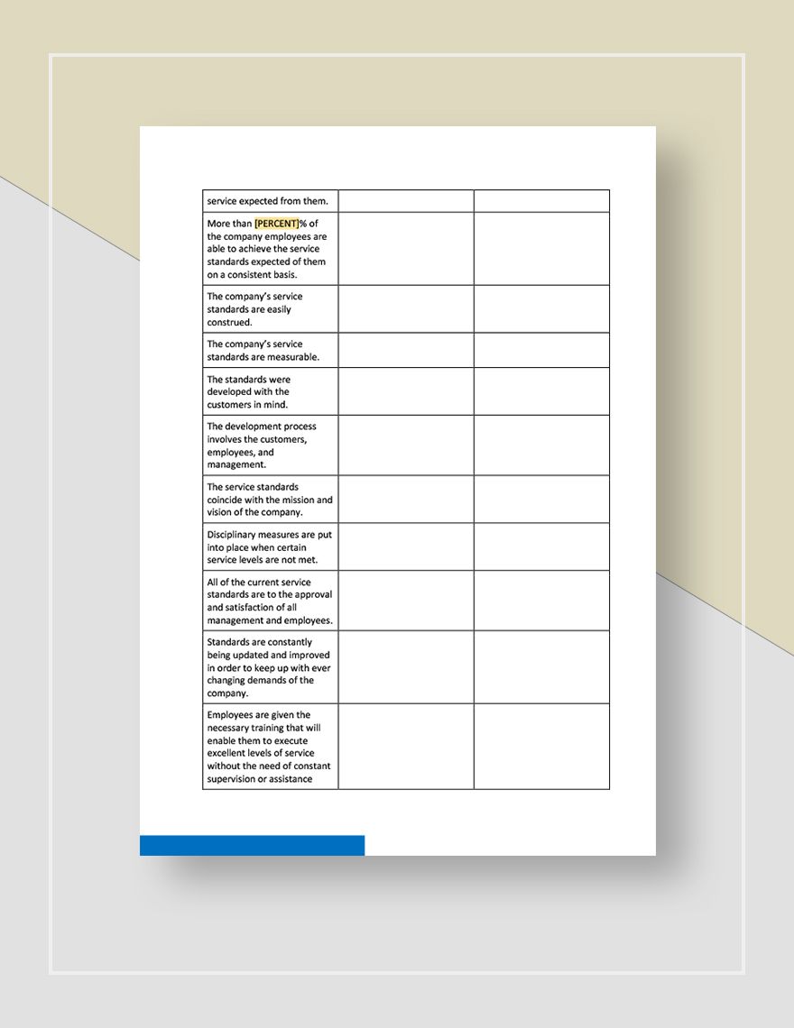 Checklist Developing Services Template in Google Docs, Pages, Word ...