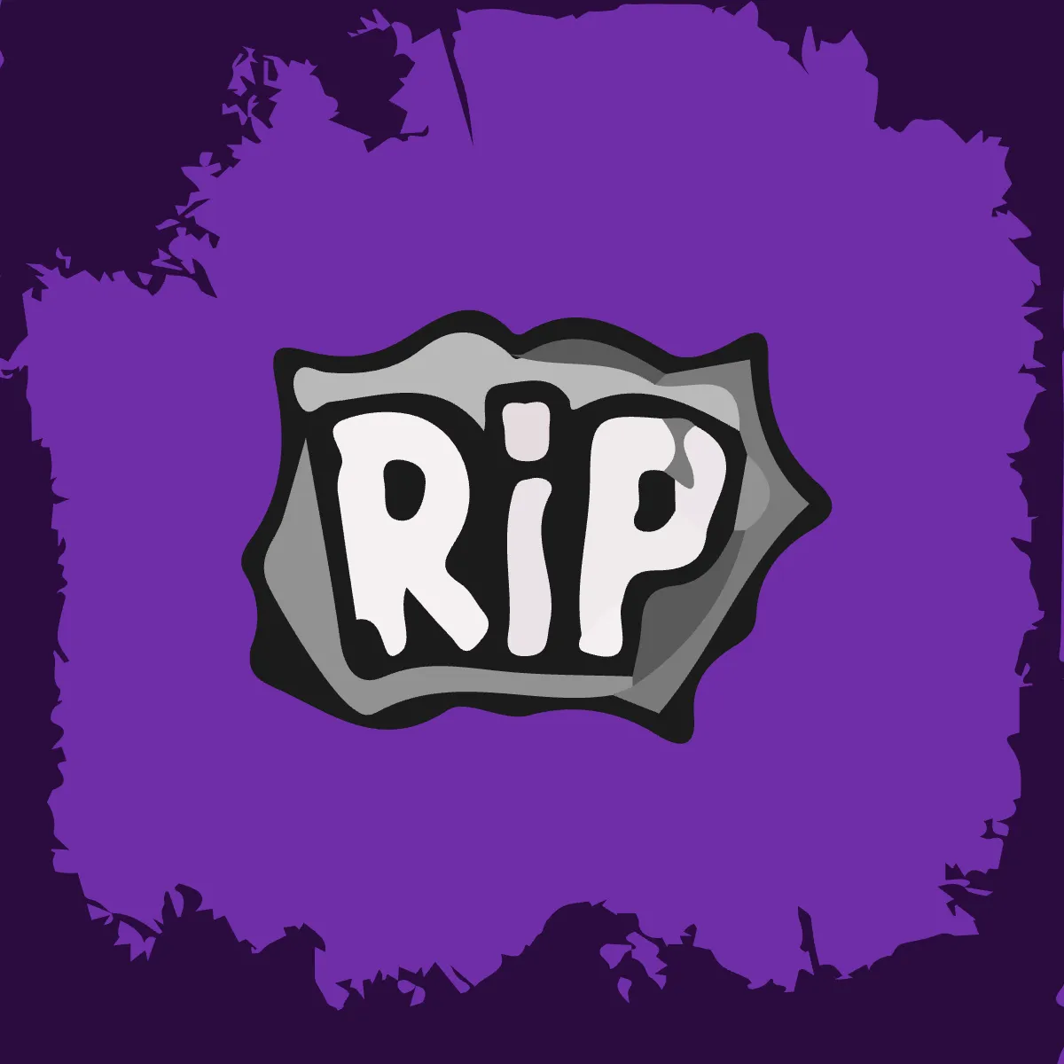 Free RIP Twitch Emote Template to Edit Online
