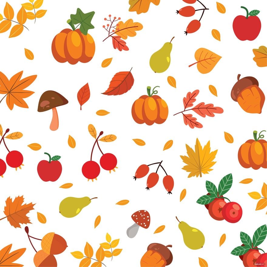 Free Fall/Autumn Fruit Vector