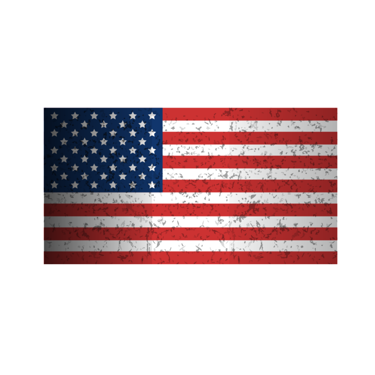 Textured American Flag Vector