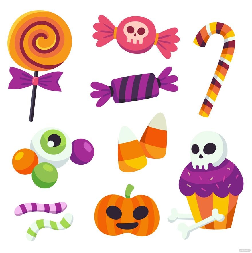 Free Halloween Candy Vector