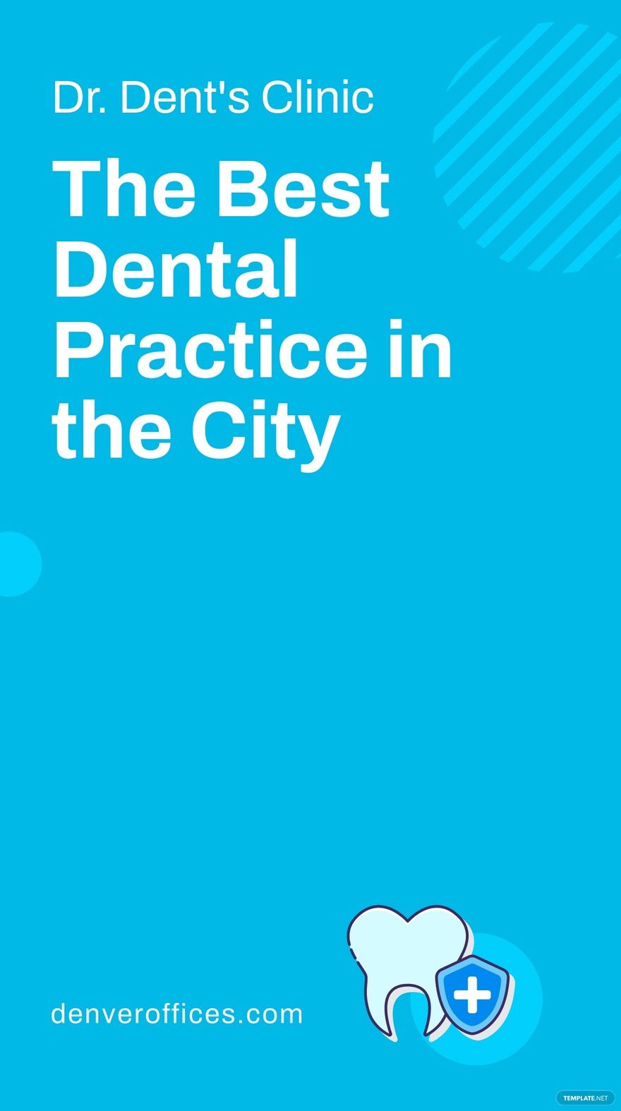 Dental Practice Snapchat Geofilter Template