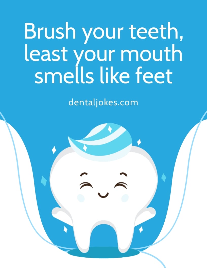 Funny Dental Flyer Template
