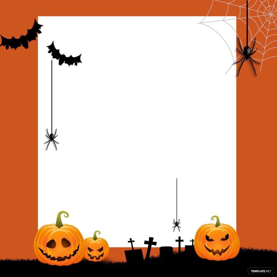 Halloween Frame Vector in Illustrator, EPS, SVG, JPG, PNG