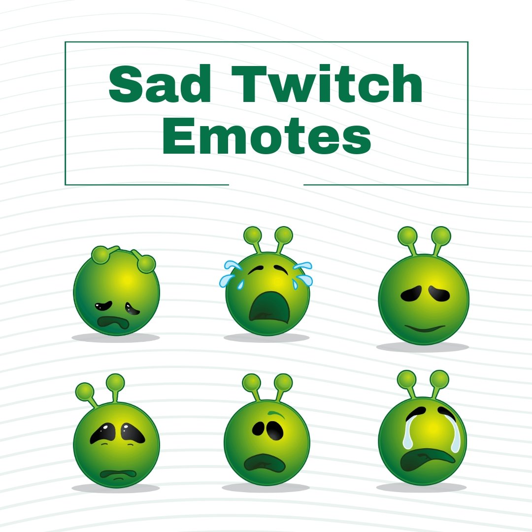 Free Sad Twitch Emote Template