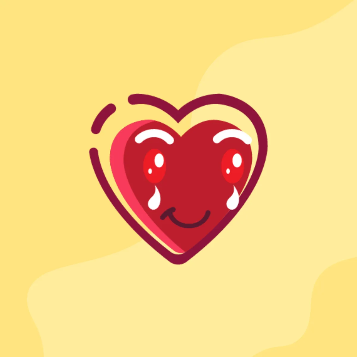 Free Heart Twitch Emote Template to Edit Online