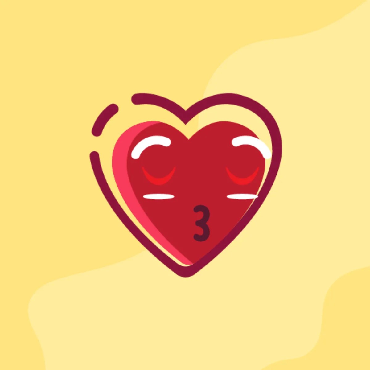 Free Heart Twitch Emote Template to Edit Online