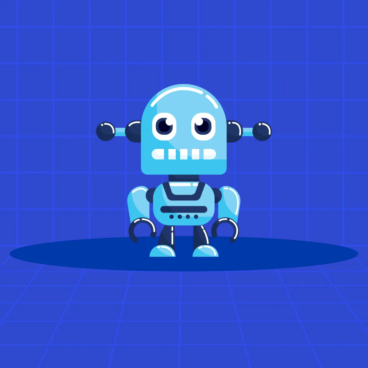 Free Twitch Robo Emote Template to Edit Online