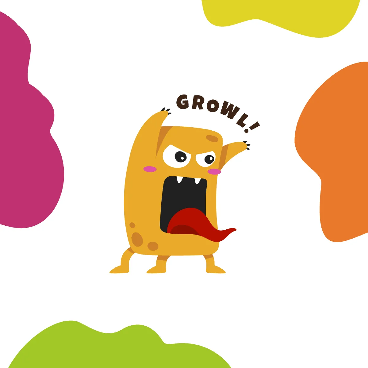 Free Angry Twitch Emote Template to Edit Online