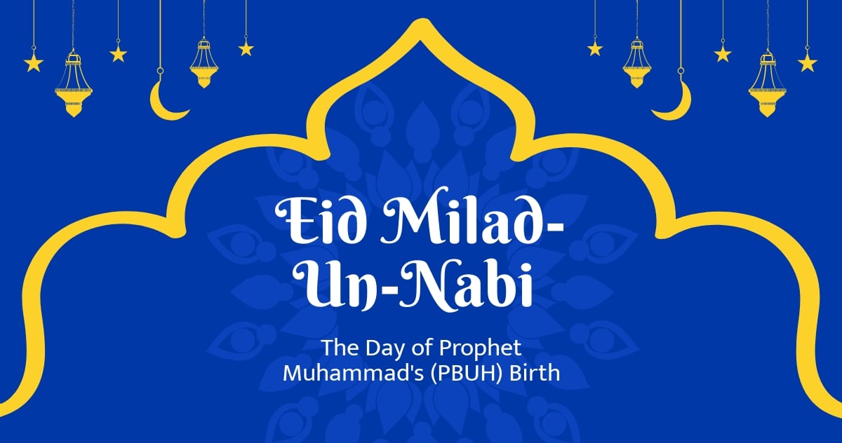 Eid Milad-Un-Nabi Facebook Post Template